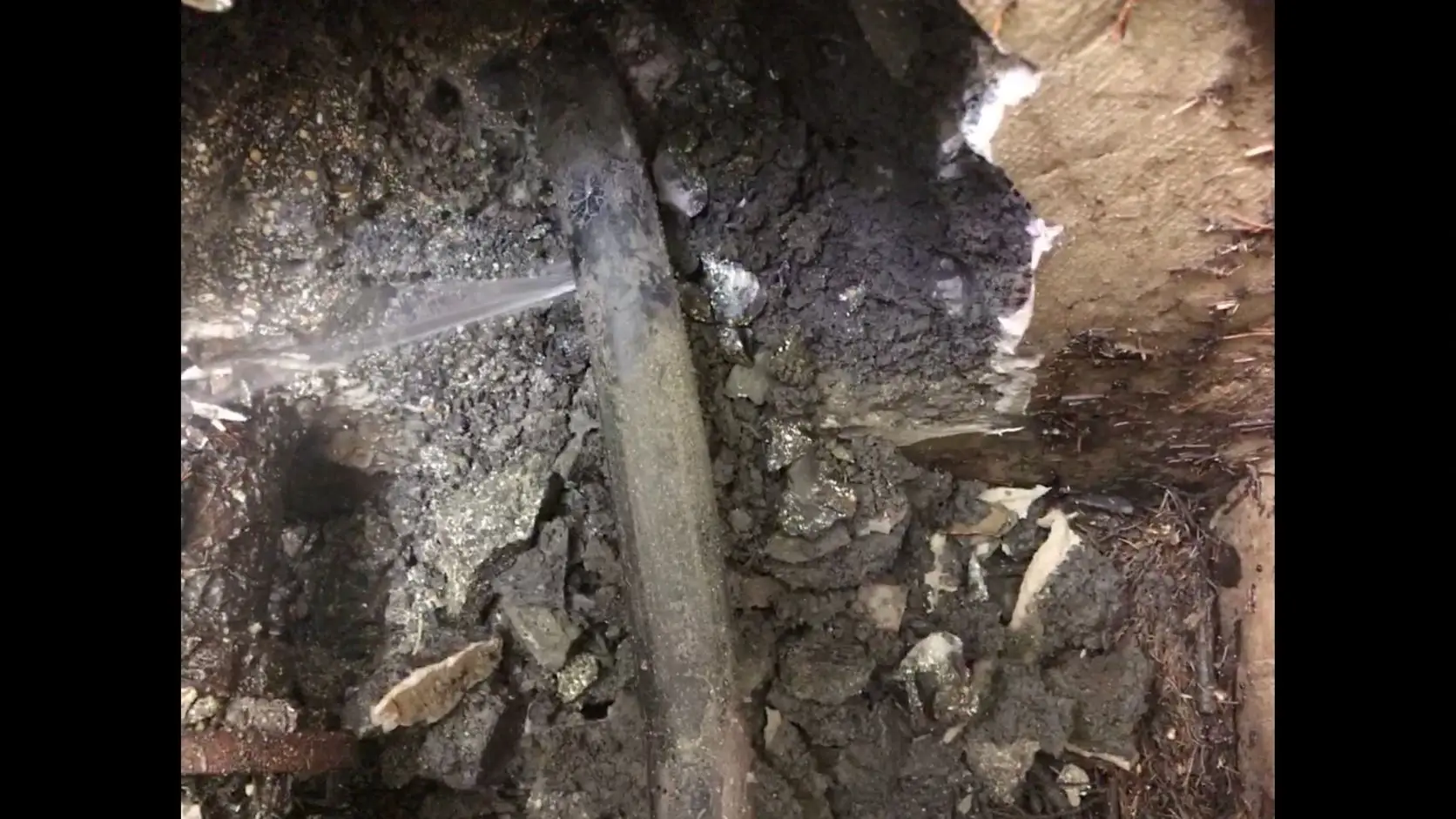 Fuite sur réseau eau potable 2